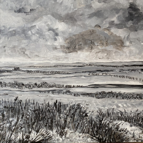 Grey seascape