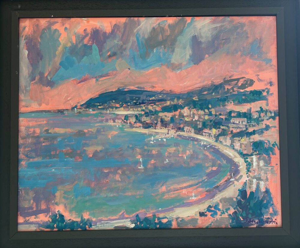 Looking down the French Riviera