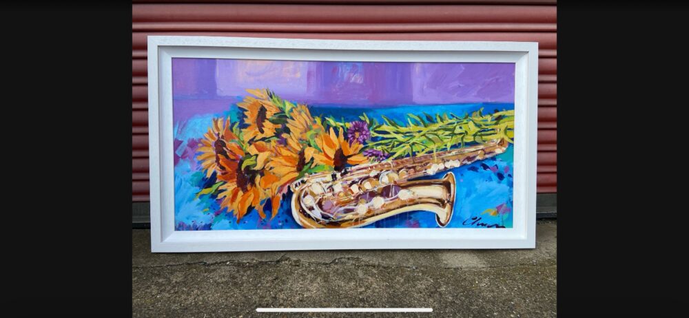 Sunflowers and Saxophone