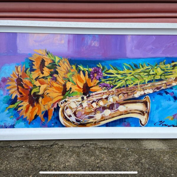 Sunflowers and Saxophone