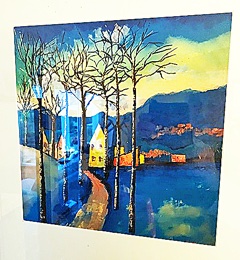Kandinsky Inspired Austrian Village