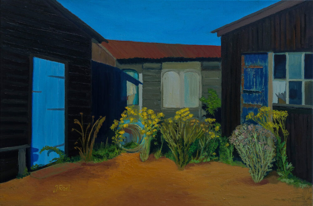 Yellow flowers, Southwold Harbour