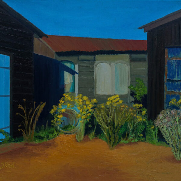 Yellow flowers, Southwold Harbour